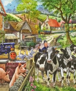 Farm Animals Paint By Numbers