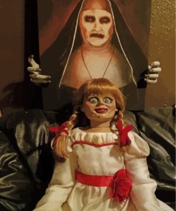 Creepy Annabelle Horror Paint By Numbers