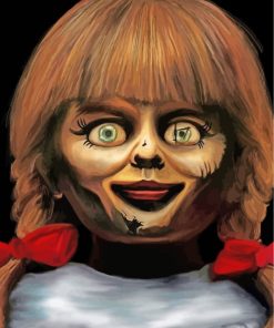 Haunting Annabelle Doll Paint By Numbers