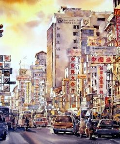 Hong Kong Urban Scenery Paint By Numbers