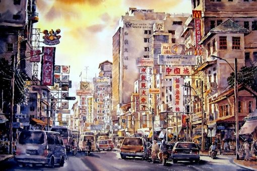 Crowded-Hong-Kong-DIY-Cities-Paint-By-Numbers-PBN-7521