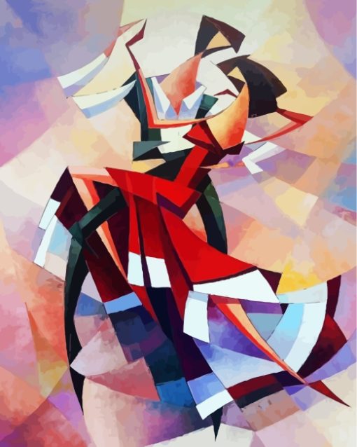 Cubism-Flamingo-Dancers-paint-by-numbers