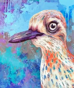 Curlew Bird Art Paint By Numbers