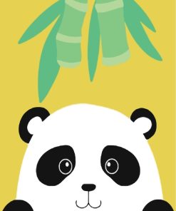 Cute Panda Bear Paint By Numbers