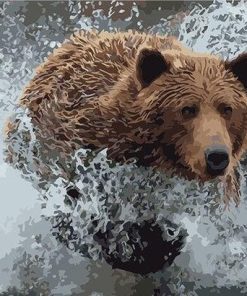 Bear Painting Masterpiece Paint By Numbers