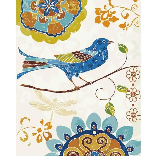 DIY-Oil-Painting-by-Numbers-Bird-Chinese-Style-Brief-Coloring-Picture-Abstract-Paint-Home-Decor