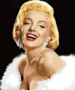Marilyn Monroe Smiling Paint By Numbers