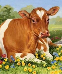 Charming Cows and Cats Paint By Numbers
