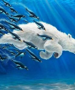 Polar Bears Animal Paint By Numbers