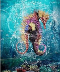 Unicorn Ocean Seahorse Paint By Numbers