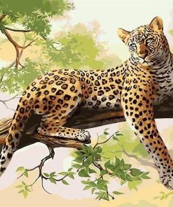 Leopard Wildlife Art Paint By Numbers