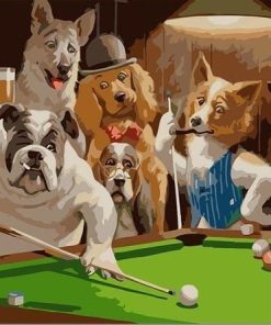 Dogs and Pups Recreation Paint By Numbers