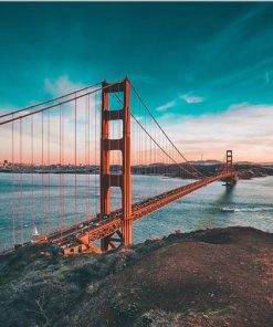 Golden Gate Sunrise Paint By Numbers