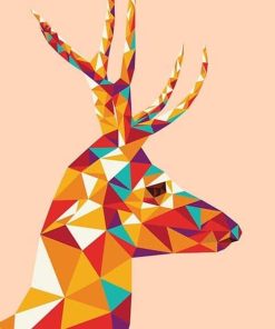 Colorful Deer Animals Paint By Numbers