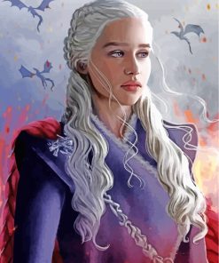 Daenerys Targaryen Masterpiece Paint By Numbers