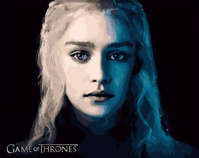 Daenerys Game of Thrones Paint By Numbers