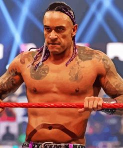 Damian Priest Wrestler Paint By Numbers