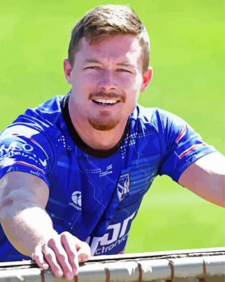 Damien Cook Rugby League Paint By Numbers