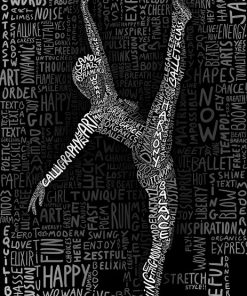 Dancer Silhouette Paint By Numbers