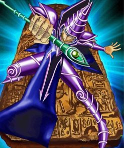 Dark Magician Magic Paint By Numbers