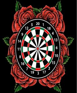 Colorful Dart Masterpiece Paint By Numbers