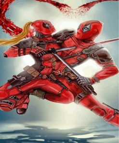 Deadpool Animation Fun Paint By Numbers