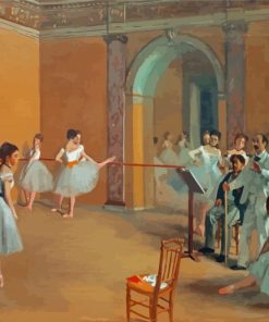 Degas Dance Class Paint By Numbers