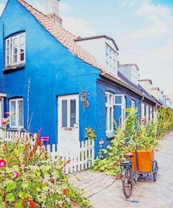 Aarhus Scandinavian Street Paint By Numbers