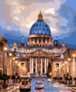Vatican Cityscape Rome Paint By Numbers