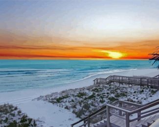 Destin Sunset Views Paint By Numbers