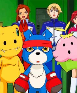 Agumon Digimon Adventure Paint By Numbers