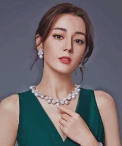 Beautiful Dilraba Dilmurat Portrait Paint By Numbers