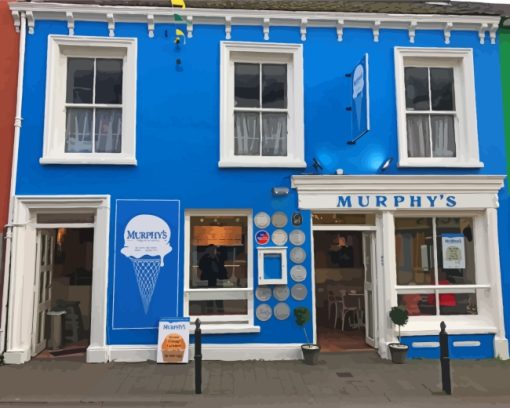 Dingle-town-Murphys-ice-cream-store-paint-by-numbers