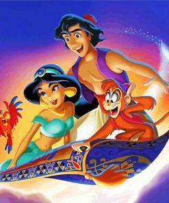 Aladdin Disney Animation Paint By Numbers