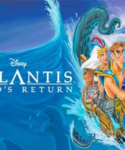 Disney Atlantis Paint By Numbers