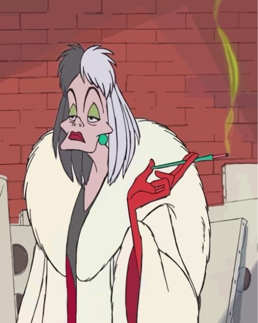 Disney-Cruella-paint-by-numbers