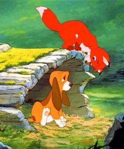 Disney's Fox and Hound Paint By Numbers