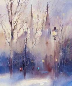 Moscow Cityscape Walk Paint By Numbers