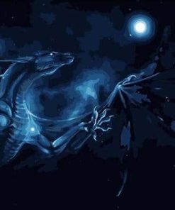 Space Dragon Fantasy Paint By Numbers