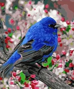 Colorful Birds and Flowers Paint By Numbers