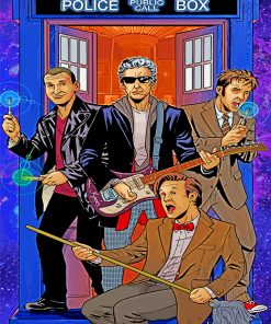 Actors of Doctor Who Paint By Numbers