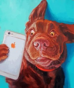 Dog Selfie Fun Paint By Numbers
