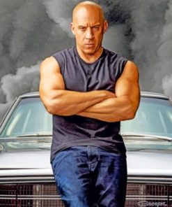 Fast and Furious Star Paint By Numbers