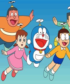 Doraemon Animation Fun Paint By Numbers