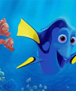 Dory and Nemo Painting Fun Paint By Numbers