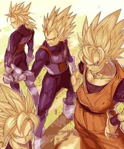 Dragon Ball Z Animation Paint By Numbers