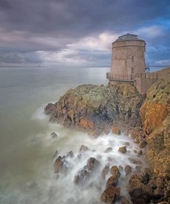Dublin Martello Tower Seascape Paint By Numbers