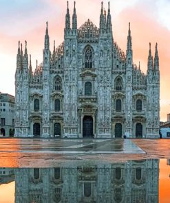 Duomo Milan Architecture Paint By Numbers