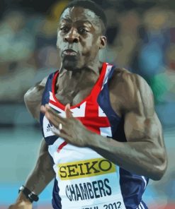 Dwain Chambers Champion Paint By Numbers