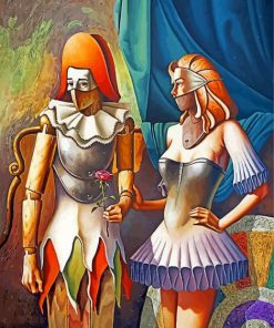 Enchanted Clown Vito Campanella Paint By Numbers